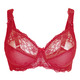 Bügel-BH - LingaDore Bügel-BH mit elastischer Spitze, in Größe 075 bis 105, in Cup C, in Farbe ROT – Farbe ROT – Ansicht 4