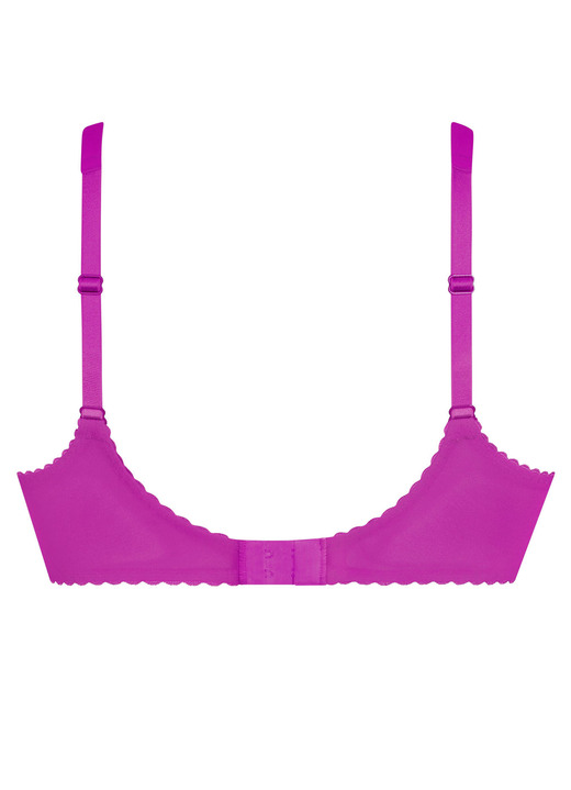 Bügel-BH - Rosa Faia Bügel-BH mit Tüllstickereispitze, in Größe 075 bis 105, in Cup E, in Farbe JEANSBLAU Ansicht 7