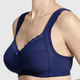 BHs - Miss Mary BH mit Strukturmuster, in Größe 080 bis 115, in Cup E, in Farbe MARINE – Farbe MARINE – Ansicht 1