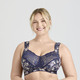 Soft-BH - Miss Mary BH mit farbharmonischem Floraldessin, in Größe 075 bis 105, in Cup B, in Farbe MARINE-BUNT – Farbe MARINE-BUNT – Ansicht 2