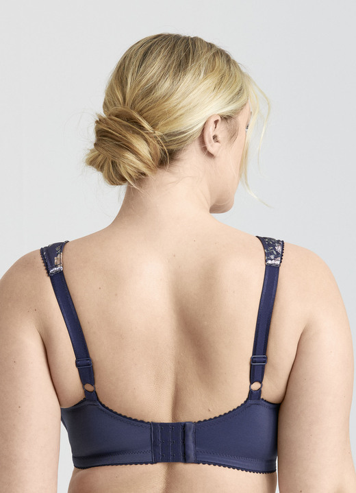 Soft-BH - Miss Mary BH mit farbharmonischem Floraldessin, in Größe 075 bis 105, in Cup B, in Farbe MARINE-BUNT Ansicht 7