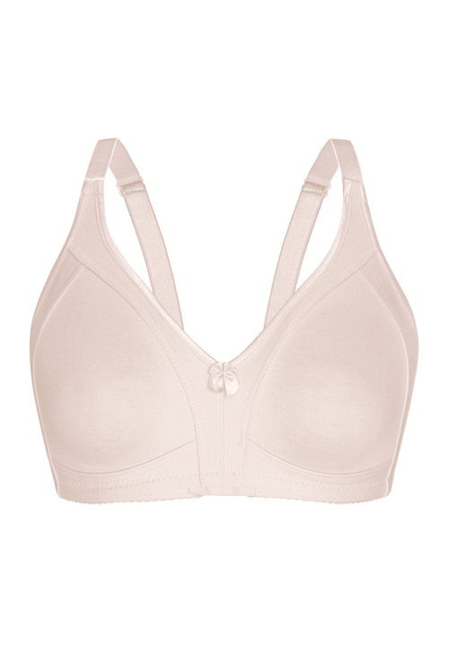Minimizer-BH - Sassa Zweierpack Minimizer-BH mit vorgeformten Cups, in Größe 080 bis 100, in Cup C, in Farbe 1X WEISS, 1X PUDER Ansicht 7