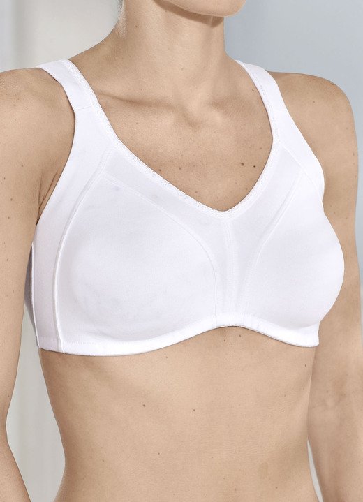 Naturana - Naturana Minimizer- BH mit hohem Baumwollanteil, in Größe 080 bis 105, in Cup B, in Farbe WEISS Ansicht 3
