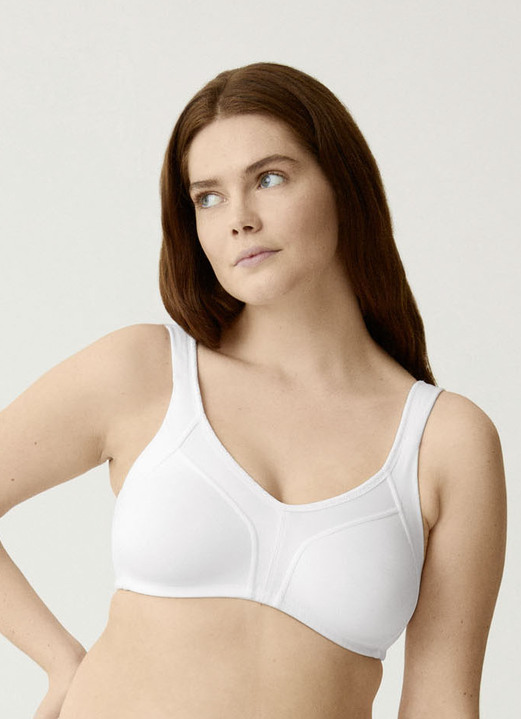 Naturana - Naturana Minimizer- BH mit hohem Baumwollanteil, in Größe 080 bis 105, in Cup B, in Farbe WEISS Ansicht 2