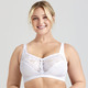 Soft-BH - Miss Mary BH mit elastischen Spitzeneinsätzen, in Größe 080 bis 110, in Cup B, in Farbe WEISS – Farbe WEISS – Ansicht 1