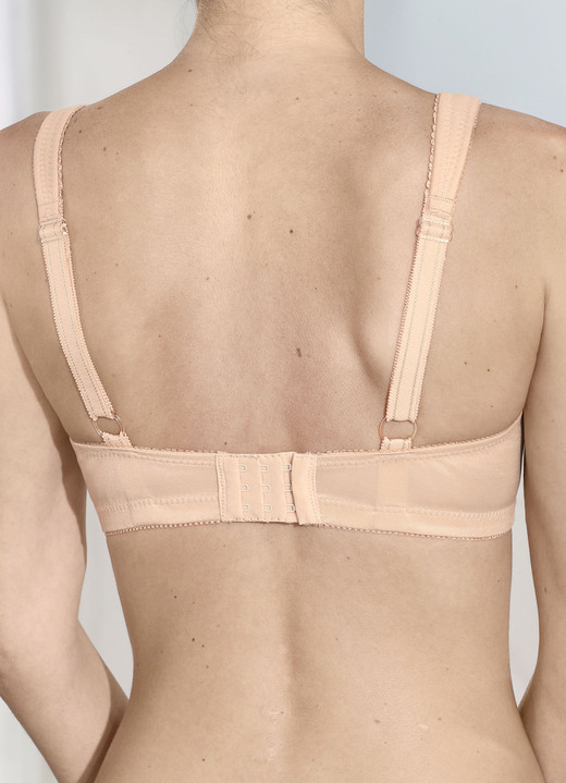 Soft-BH - Zweierpack BH mit Spitzeneinsätzen, in Größe 080 bis 110, in Cup B, in Farbe 1X MARINE, 1X WEISS Ansicht 13