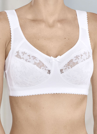 BH mit elastischen Spitzencups