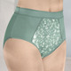 Slips - Fünferpack Formslips mit verstärkter Bauchpartie, in Größe 038 bis 056, in Farbe 3X SEEGRÜN-WEISS BEDRUCKT, 2X SEEGRÜN – Farbe 3X SEEGRÜN-WEISS BEDRUCKT, 2X SEEGRÜN – Ansicht 1