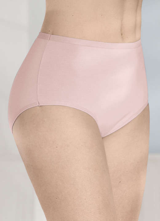 Slips - Fünferpack Slips mit elastischen Abschlüssen, in Größe 038 bis 056, in Farbe 3X BLEU, 2X ROSENHOLZ Ansicht 3