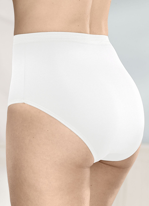 Slips - Fünferpack Slips mit Blumenmotiv, in Größe 038 bis 056, in Farbe 3X SCHWARZ, 2X WEISS Ansicht 5