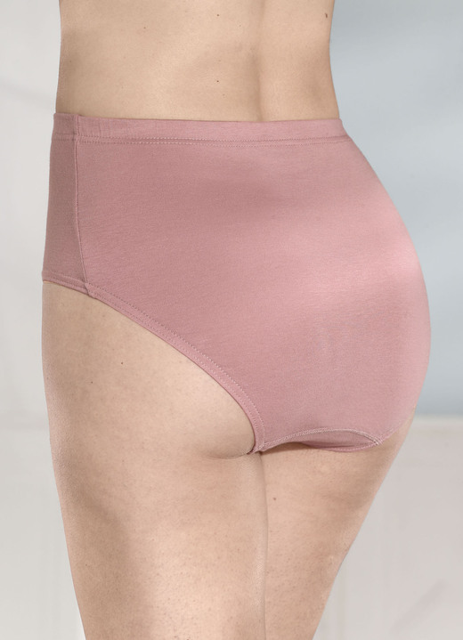 Slips - Viererpack Slips mit Gummizug im Bund, in Größe 038 bis 056, in Farbe ALTROSA Ansicht 2