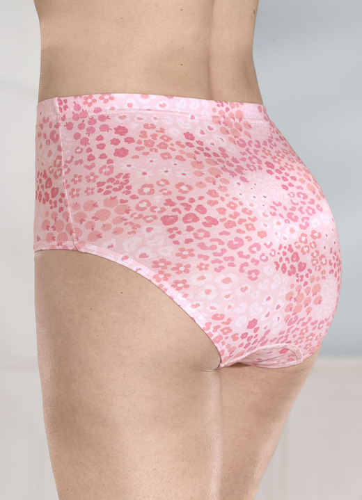 Slips - Viererpack Slips mit Gummizug im Bund, in Größe 038 bis 054, in Farbe ROSÉ-PINK-BUNT Ansicht 1