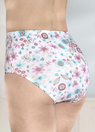 Viererpack Slips mit Gummizug im Bund