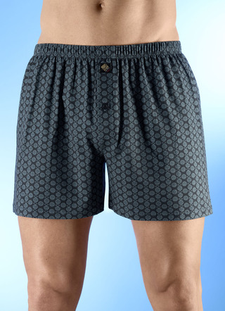 Fünferpack Boxershorts mit knöpfbarem Eingriff