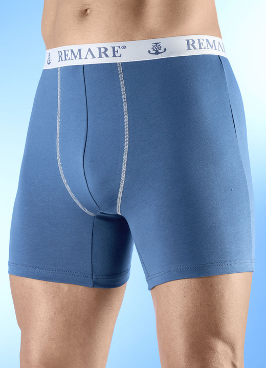 Pants & Boxershorts - Dreierpack Pants mit Elastikbund, in Größe 005 bis 011, in Farbe 2X ULTRAMARIN, 1X NAVY Ansicht 1