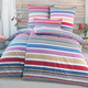 Bettwäschegarnituren - Bettwäsche-Garnitur in Renforcé-Qualität, in Größe 111 (40/80 cm + 135/200 cm) bis 115 (80/80 cm + 155/220 cm), in Farbe MULTICOLOR