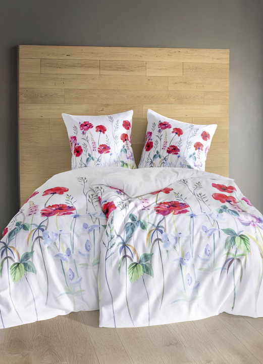 Bettwäschegarnituren - Bettwäsche-Garnitur von Estella, in Größe 112 (80/80 cm + 135/200 cm) bis 121 (Kissenbezug, 40/ 80 cm), in Farbe MULTICOLOR Ansicht 1