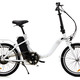 Elektromobilität - Falt-E-Bike von Verocraft mit Stahl-Faltrahmen, in Farbe WEISS – Farbe WEISS – Ansicht 8