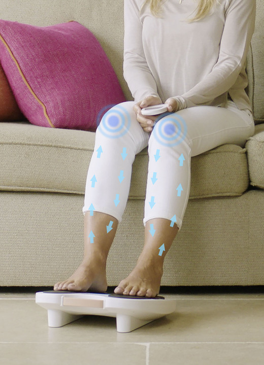 Massage - Tragbares EMS-Tens-Fußmassagegerät, in Farbe GRAU Ansicht 3