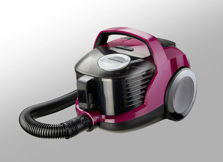 Mit Kabel - Grundig VCC 3870A Bodenstaubsauger, in Farbe BEERE-SCHWARZ Ansicht 1