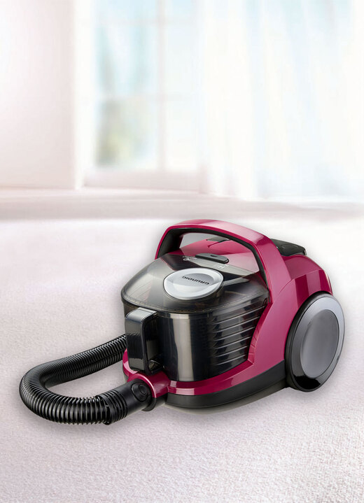 Mit Kabel - Grundig VCC 3870A Bodenstaubsauger, in Farbe BEERE-SCHWARZ Ansicht 3