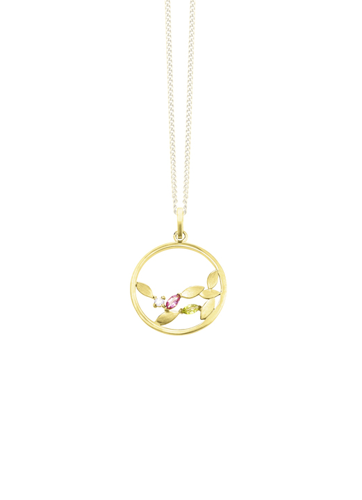 Anhänger - Anhänger mit Edelsteinen und synth. Zirkonia, in Farbe  Ansicht 2