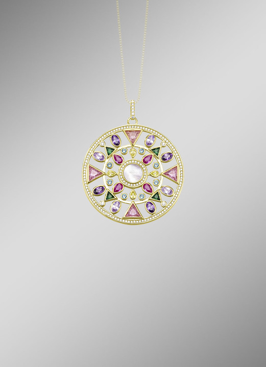 Anhänger - Eleganter Anhänger mit echt Abalone-Perlmutt, in Farbe  Ansicht 1