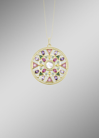 Eleganter Anhänger mit echt Abalone-Perlmutt