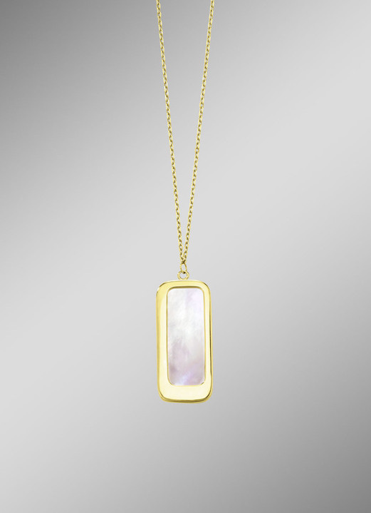 Halsketten - Halskette mit echt Perlmutt, in Farbe  Ansicht 1