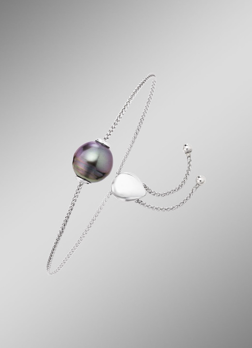 Armbänder - Armband mit Tahiti-Zuchtperle in Barockform, in Farbe  Ansicht 1