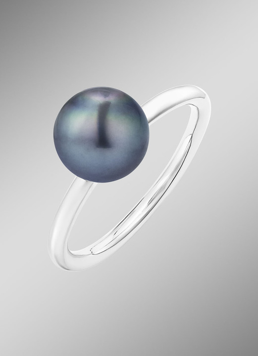 Ringe - Eleganter Damenring mit Tahiti-Zuchtperle, in Größe 160 bis 220, in Farbe  Ansicht 1