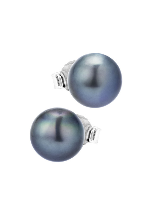 Ohrschmuck - Elegante Ohrstecker mit Tahiti-Zuchtperlen, in Farbe  Ansicht 2