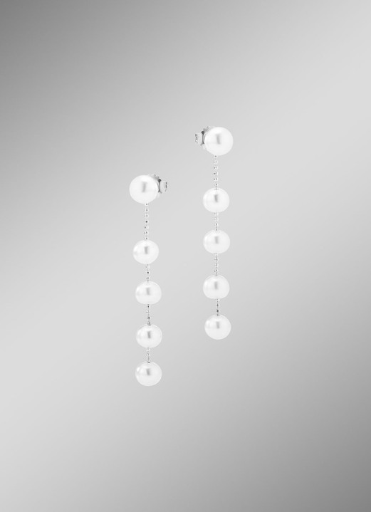 Ohrschmuck - Schicke Ohrstecker mit Süßwasser-Zuchtperlen, in Farbe  Ansicht 1