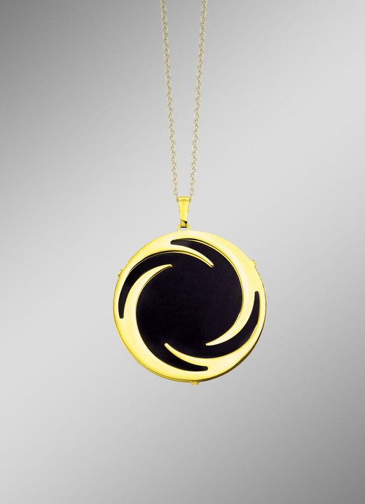 Anhänger - Moderner Anhänger mit Onyx, in Farbe  Ansicht 1