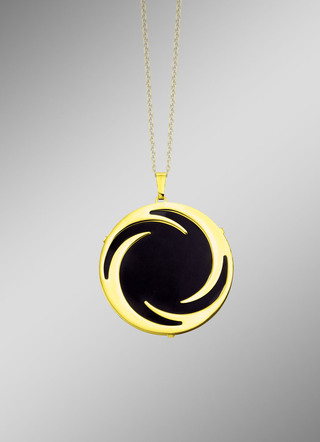 Moderner Anhänger mit Onyx