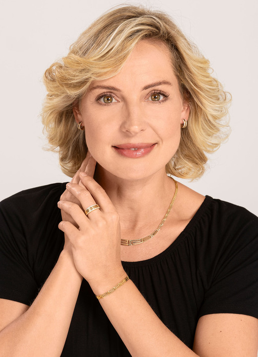 Ringe - Damenring mit Meandermuster , in Größe 160 bis 220, in Farbe  Ansicht 1