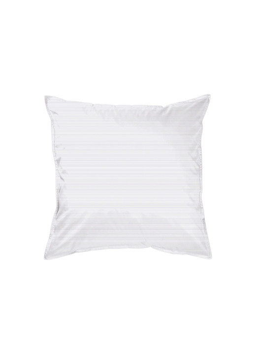 Bettwäschegarnituren - Bettwäsche-Garnitur in bügelleichter Qualität, in Größe 120 (Kissenbezug, 80/ 80 cm) bis 215 (Deckenbezug, 155/220 cm), in Farbe WEISS Ansicht 3