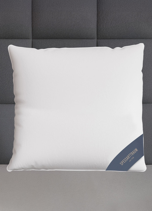 Bettwaren - Hochwertige Kissenserie von Spessarttraum, in Größe 120 (80/ 80 cm) bis 121 (40/ 80 cm), in Farbe WEISS, in Ausführung Kissen Ansicht 3