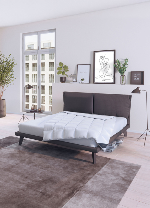 Bettwaren - Hochwertige Daunendecken-Serie von Spessarttraum, in Größe 103 (Decke 135/200 cm) bis 403 (Sparset, 4-teilig, mit gratis Frottier-Katze), in Farbe WEISS, in Ausführung Leicht Ansicht 8