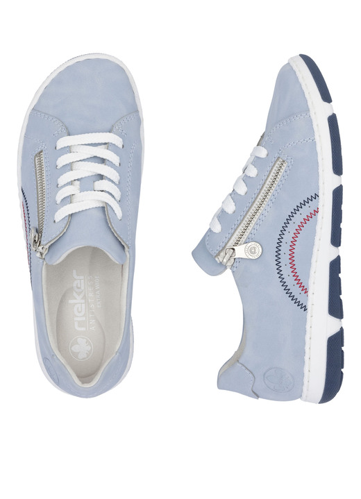 Slipper & Schnürschuhe - Rieker, bequeme Damen-Sneaker, Weite H, mit herausnehmbarem Fußbett, in Größe 036 bis 042, in Farbe HIMMELBLAU Ansicht 10