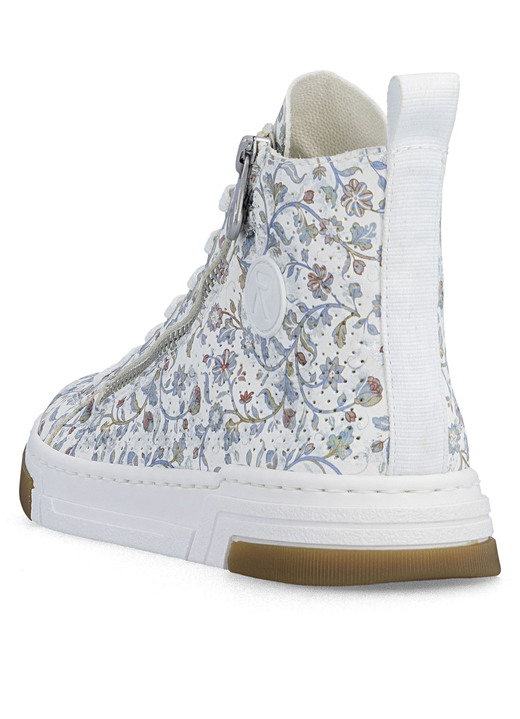 Stiefel & Stiefeletten - Rieker, modische Damen-Boots, Weite G, mit herausnehmbarem Fußbett, in Größe 036 bis 042, in Farbe WEISS-BUNT Ansicht 8