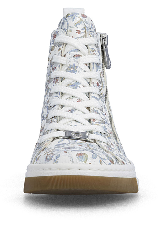 Stiefel & Stiefeletten - Rieker, modische Damen-Boots, Weite G, mit herausnehmbarem Fußbett, in Größe 036 bis 042, in Farbe WEISS-BUNT Ansicht 7