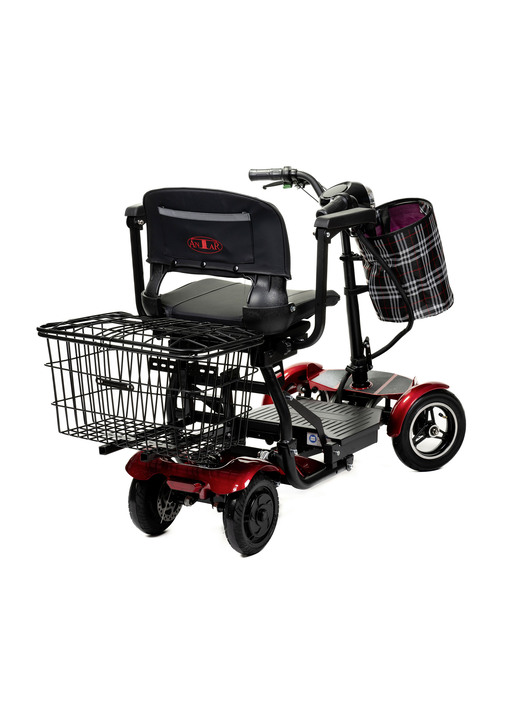 Elektromobilität - 4-Rad-Roller von Antar, in Farbe ROT Ansicht 8