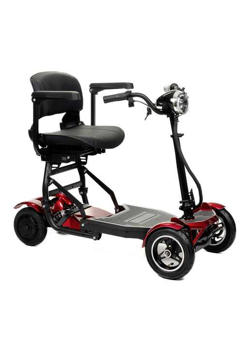 Elektromobilität - 4-Rad-Roller von Antar, in Farbe ROT Ansicht 3