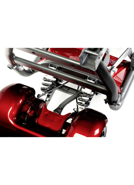 Elektromobilität - 4-Rad-Roller von Antar, in Farbe ROT Ansicht 9