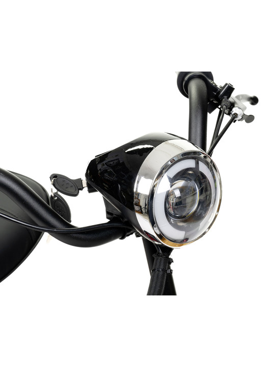 Elektromobilität - 4-Rad-Roller von Antar, in Farbe ROT Ansicht 6