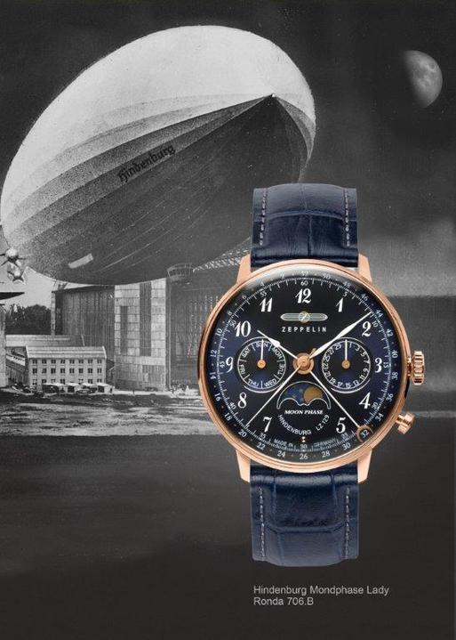 - Zeppelin Quartz-Damenuhr, in Farbe  Ansicht 2