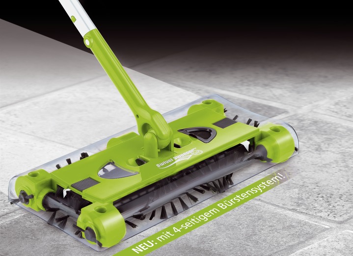 Reinigungsgeräte - Swivel Sweeper kabelloser Akkubesen, in Farbe GRÜN Ansicht 1