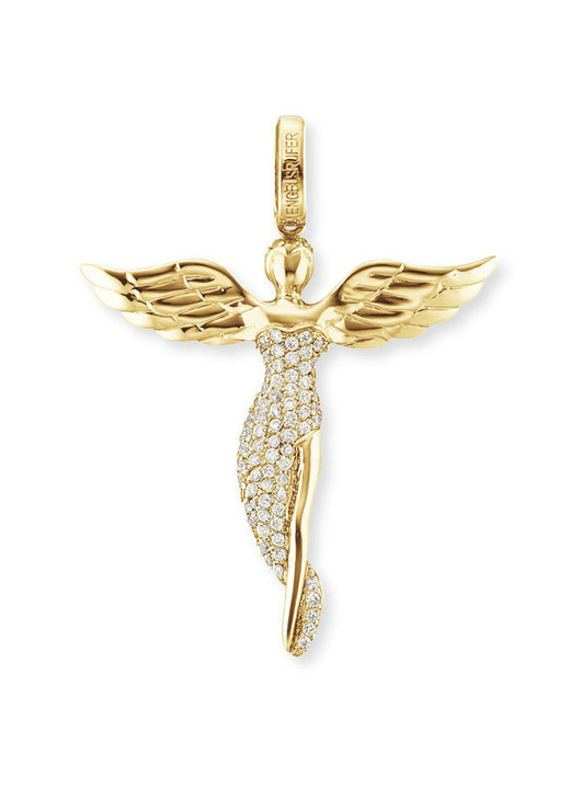 Engelsrufer - Engelsrufer Engelanhänger mit Zirkonia, in Farbe  Ansicht 2