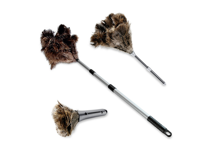 Reinigungshelfer & Reinigungsmittel - Straußenfeder-Staubwedel, in Farbe BRAUN, in Ausführung Staubwedel, klein Ansicht 4
